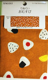 Japan-theme hand towels: Mt. Fuji.  Sushi. Onigiri.     100% cotton.    Set of Five for one low price.