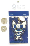 Official 2020 Tokyo Olympic keychain in hologram-equipped package. Direct from Japan!
